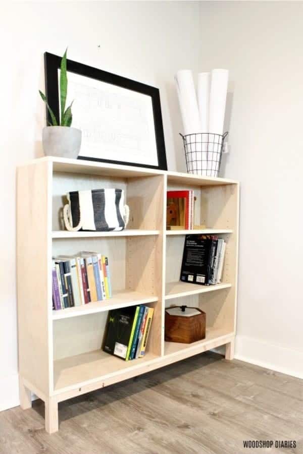 One Sheet Plywood Bookshelf