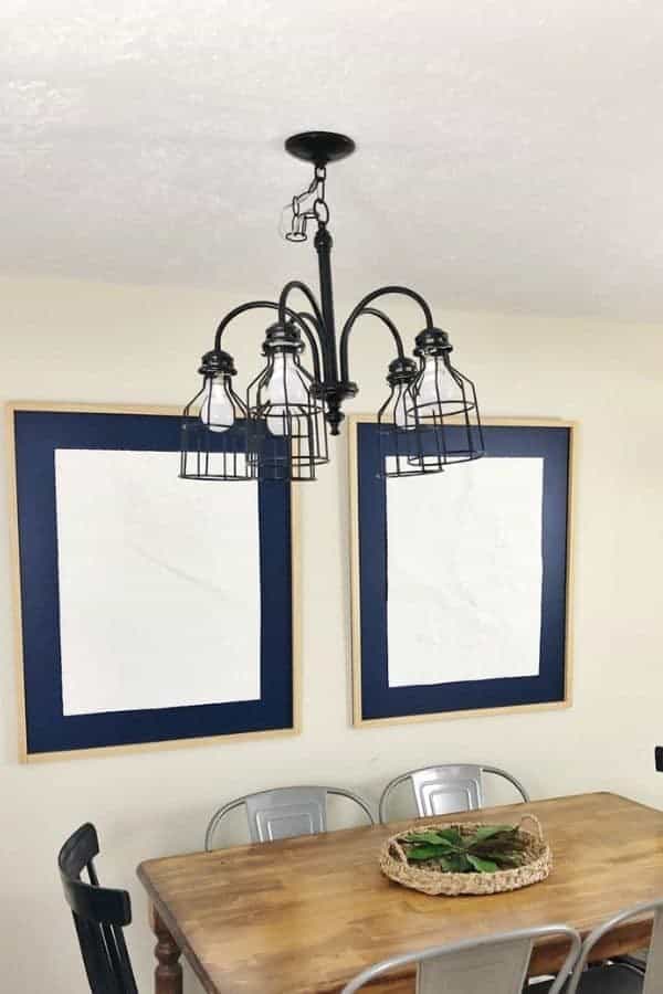 DIY FARMHOUSE-STYLED CHANDELIER