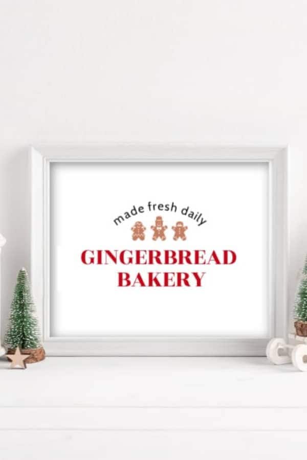 FUNNY FARMHOUSE GINGERBREAD MEN PRINTABLE