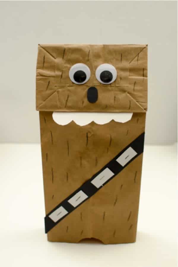 Chewbacca Paper Bag Puppet