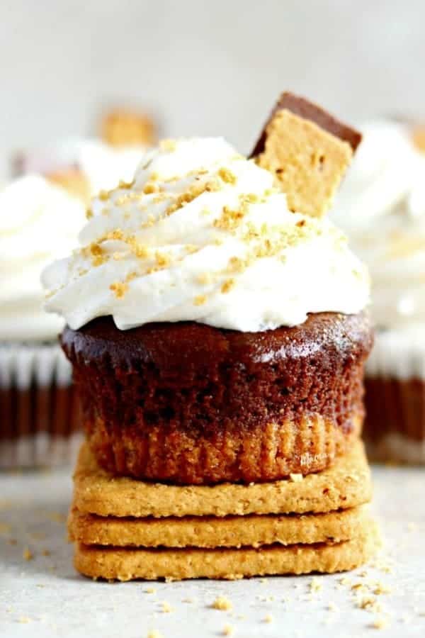 GLUTEN-FREE S’MORES CUPCAKES