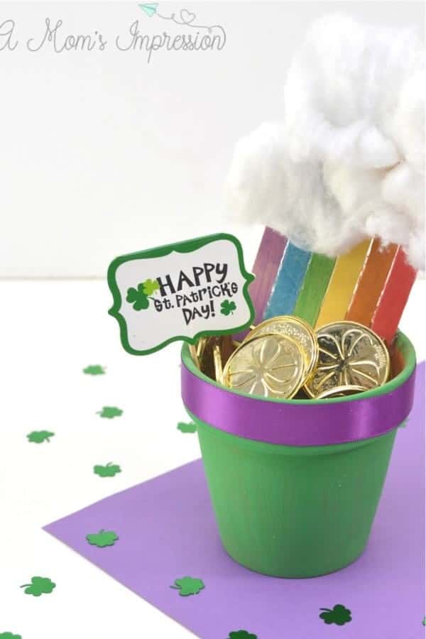 Flower Pot of Gold Craft for Kids