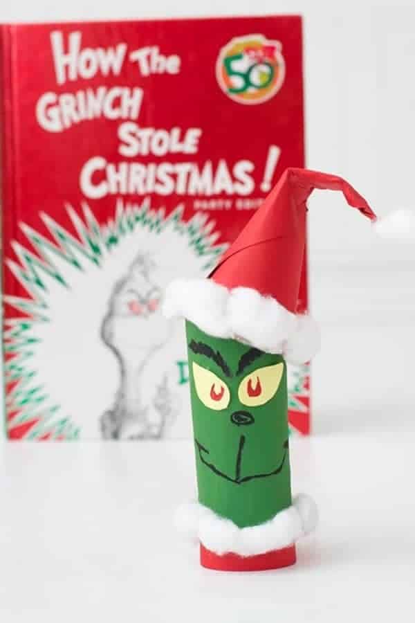 Toilet Paper Roll Grinch