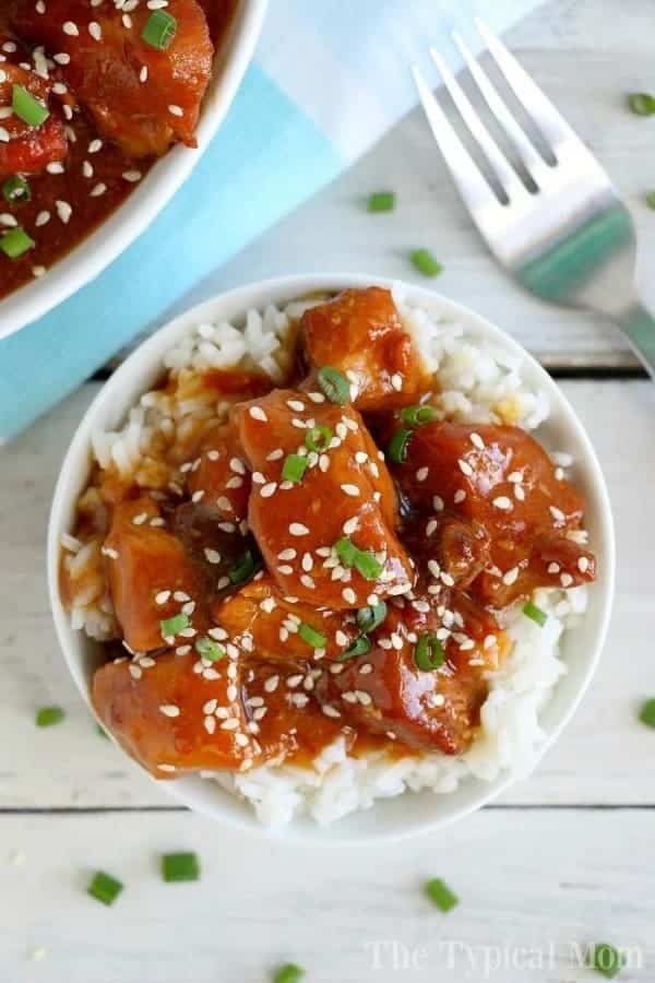 EASY CROCKPOT SESAME CHICKEN