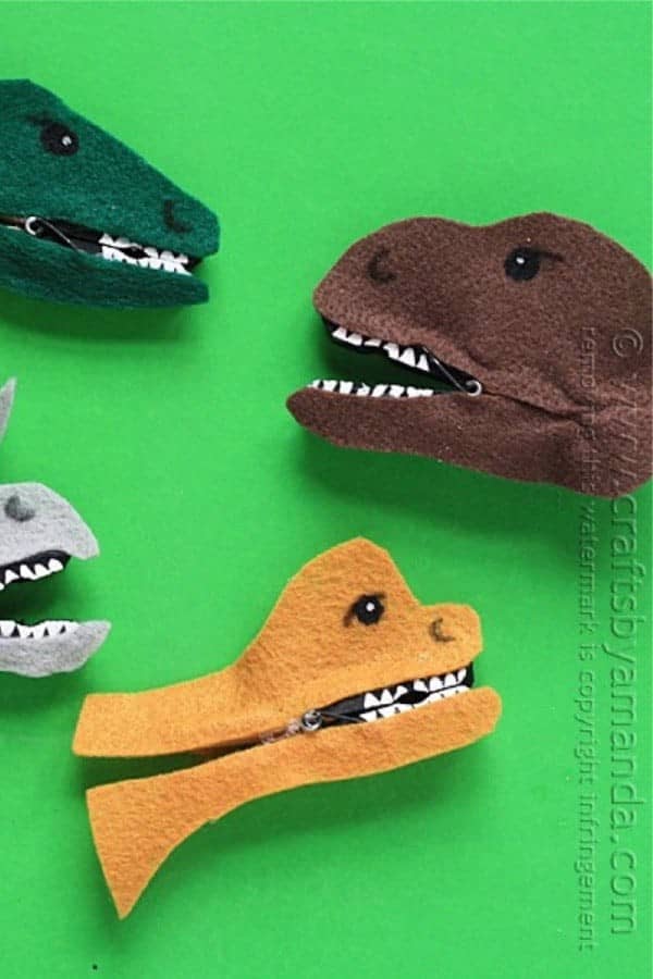 Clothespin Dinosaur Craft