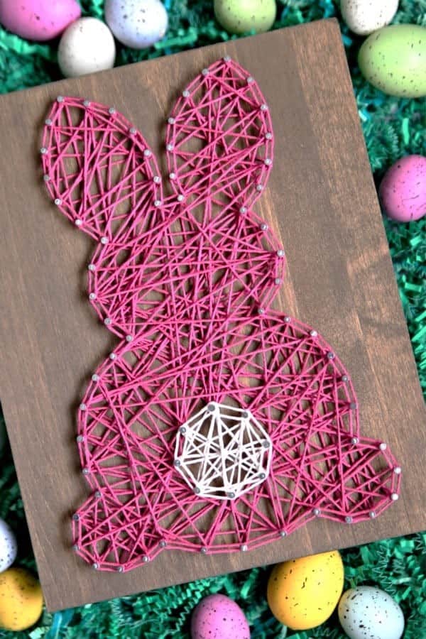 Easter Bunny String Art