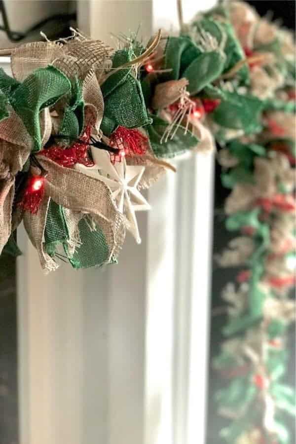 Do-It-Yourself Burlap Christmas Garland