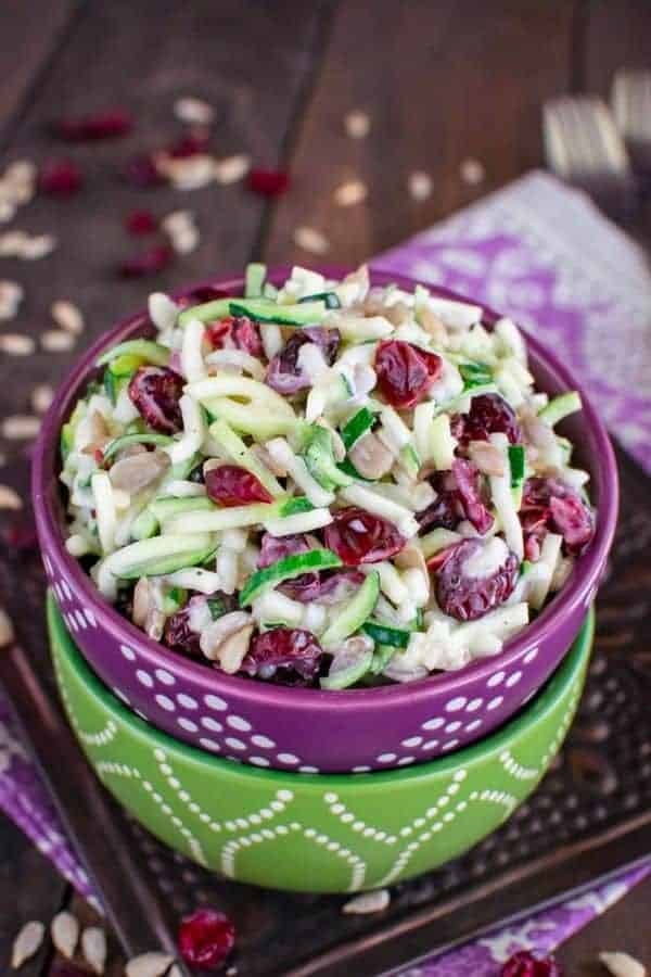 CRANBERRY ZUCCHINI SLAW