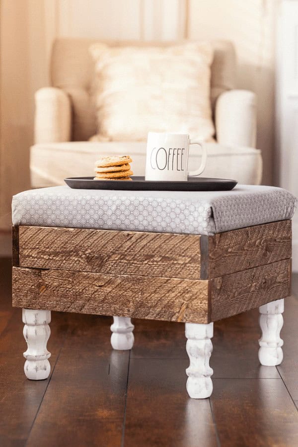 Farmhouse Storage Ottoman