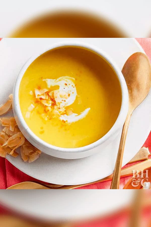 Coconut Summer Squash Soup