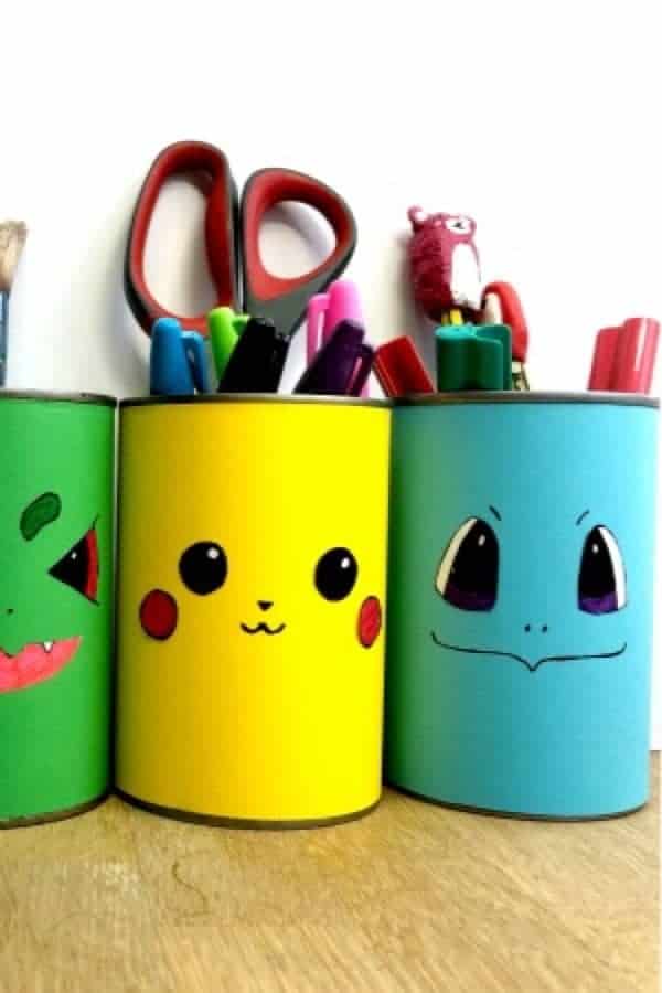 DIY Pokemon Pencil Holder