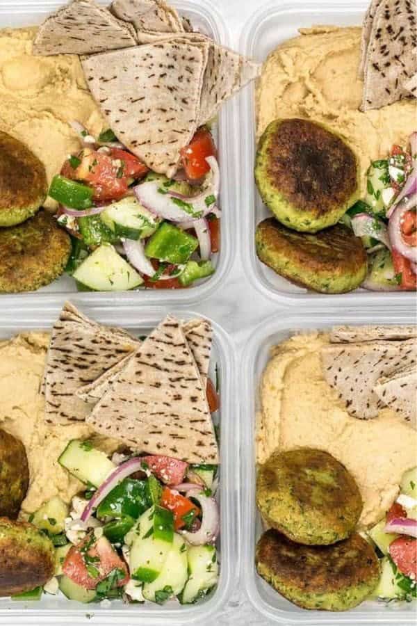 Falafel and Hummus Box