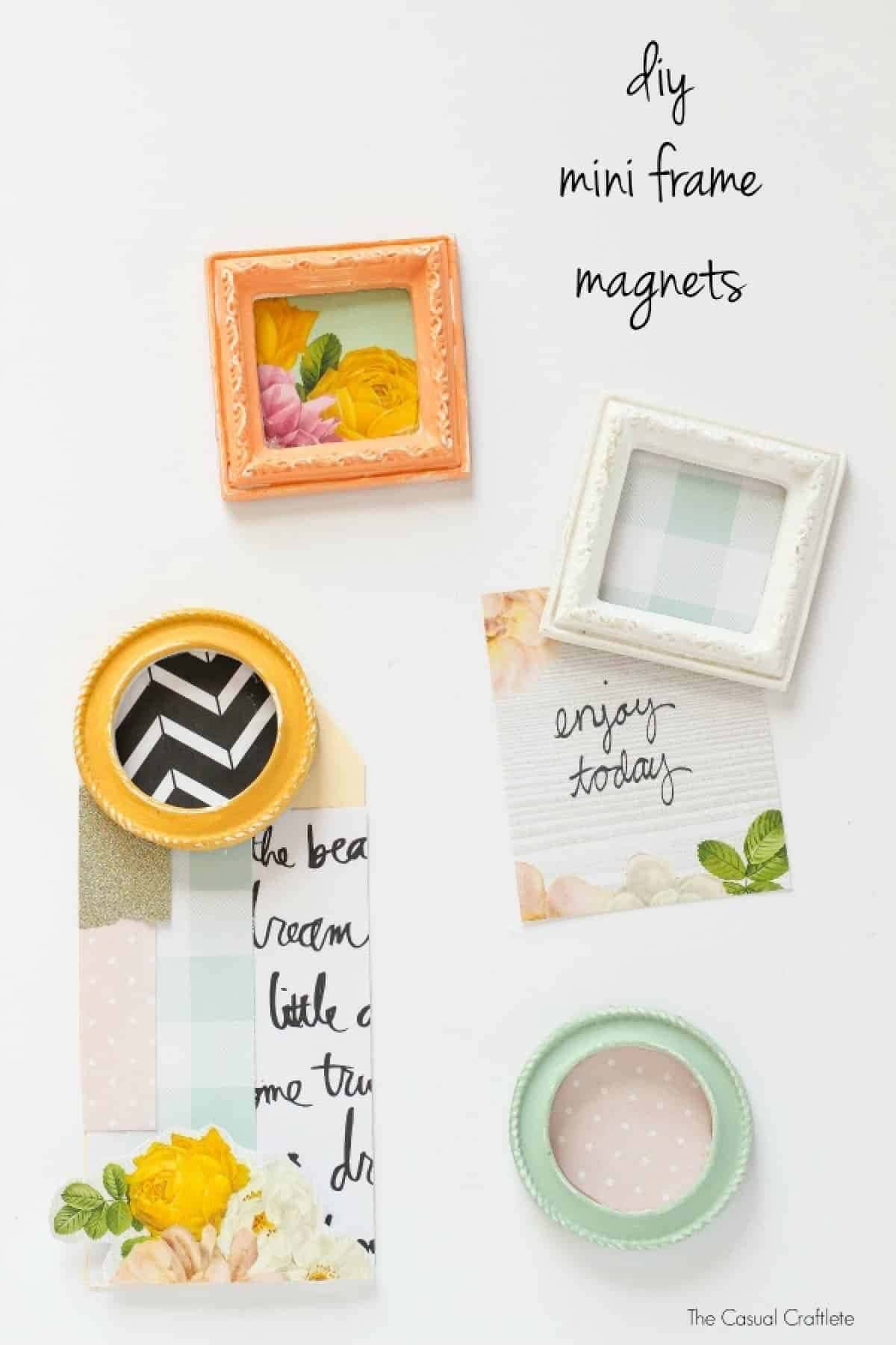 DIY Mini Frame Magnets