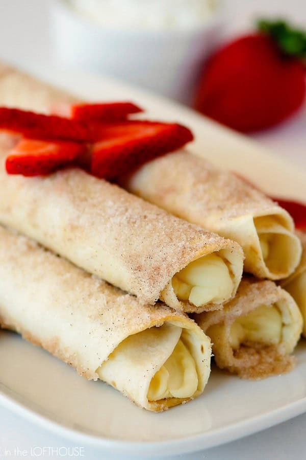 CHEESECAKE TAQUITOS