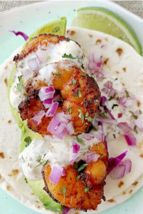 Air Fryer Shrimp Tacos