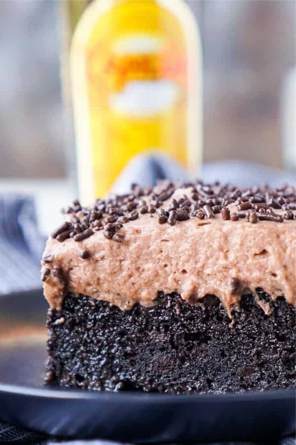 Kahlua Chocolate Poke Cake