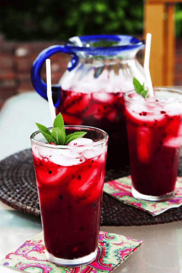 Blackberry Mint Lemonade