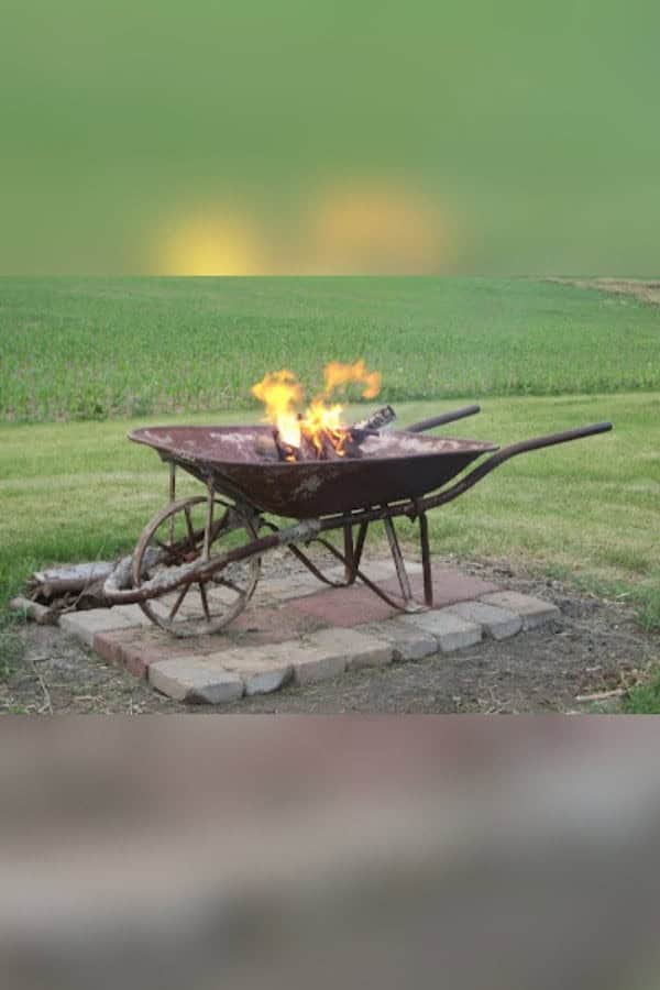 WHEELBARROW FIRE PIT