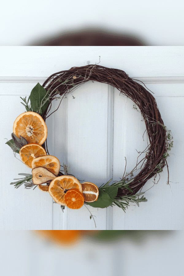 Dried Orange Wreath