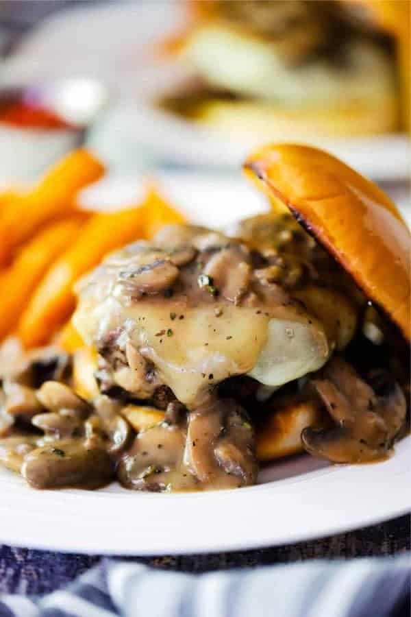 Mushroom Swiss Burger