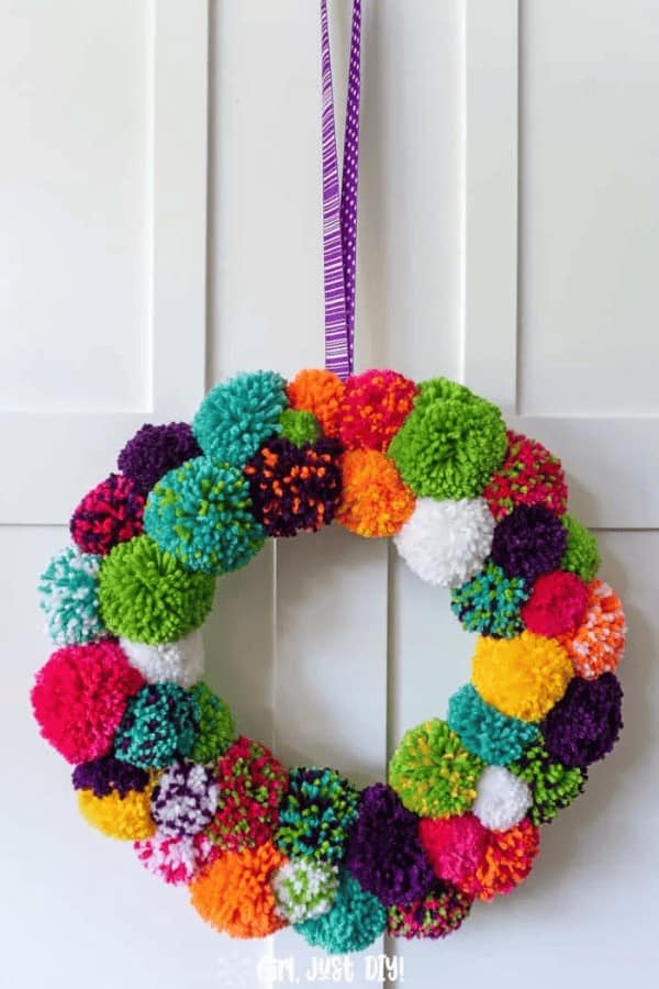 Pompom Wreath