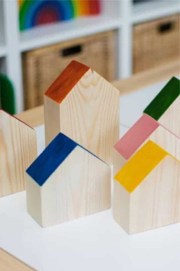 DIY Toy Wooden Houses