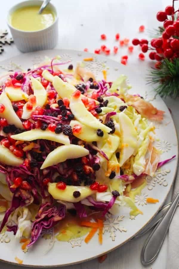 MEDITERRANEAN CABBAGE PEAR SALAD