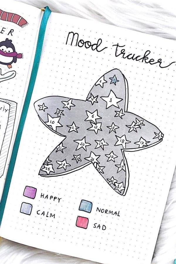 Silver Star Feelings Tracker