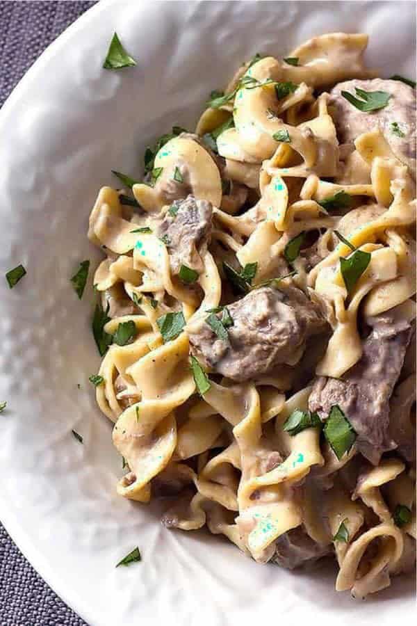 Crock Pot Beef Stroganoff