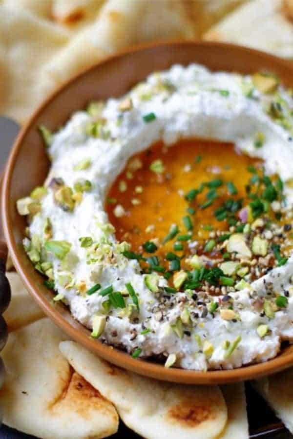 WHIPPED FETA AND HONEY DIP