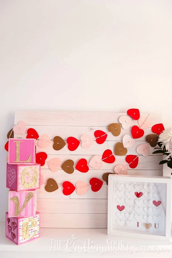 Paper Heart Garlands