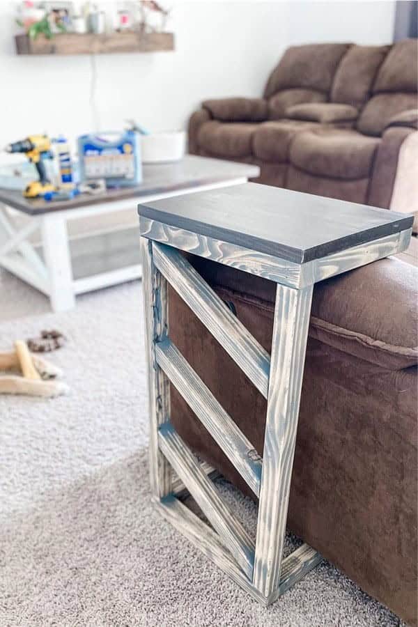 DIY End Table For Couch