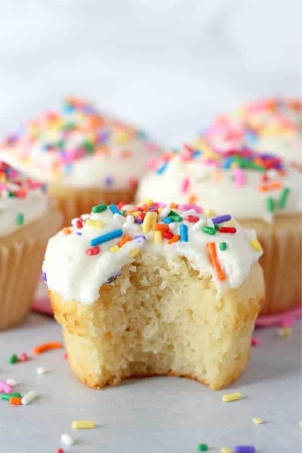 Small Batch Vanilla Cupcakes