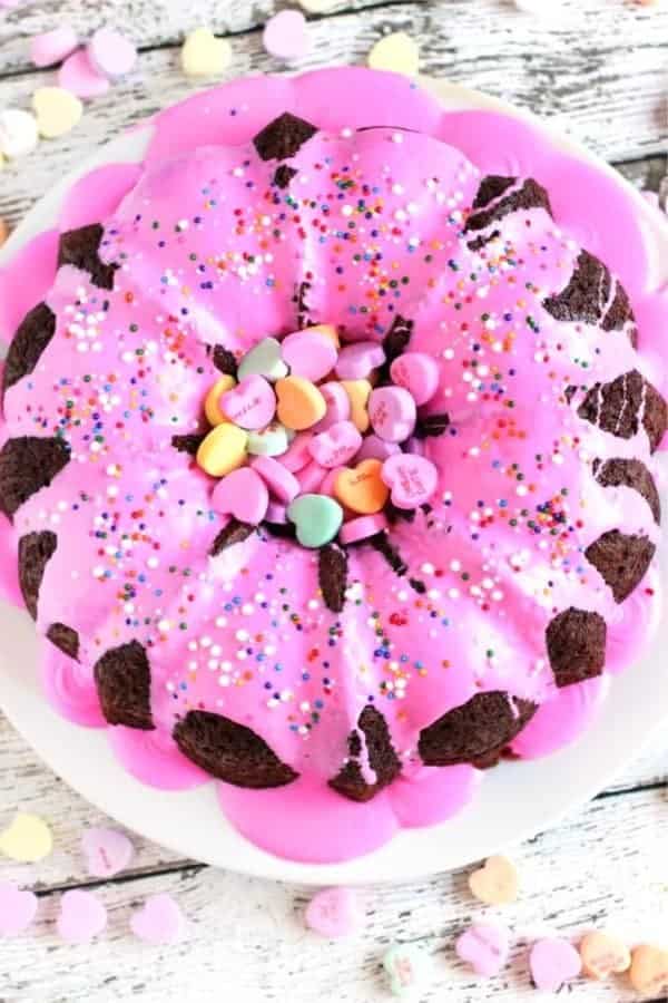 Easy V-Day Bundt Cake