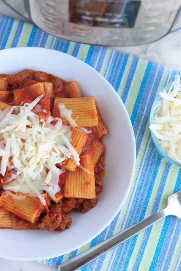 Instant Pot Sausage Rigatoni