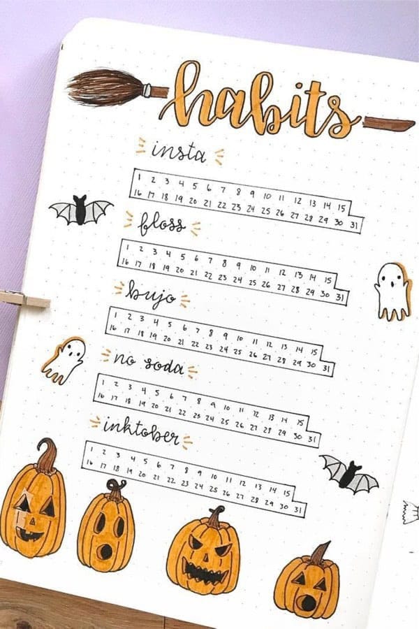 Halloween Habit Tracker