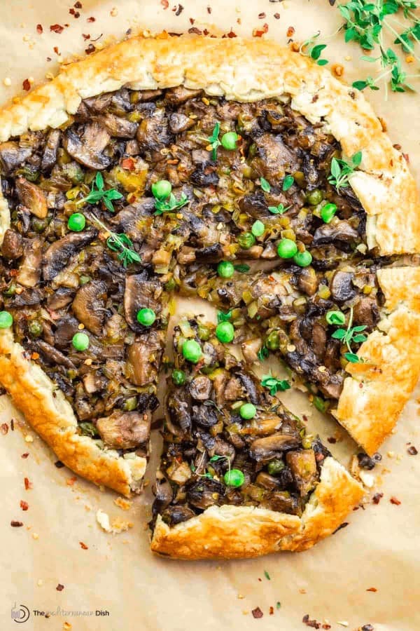 Mushroom and Leek Galette