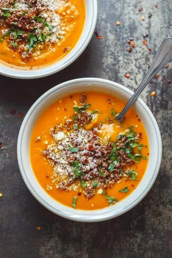 CREAMY SWEET POTATO COCONUT SOUP