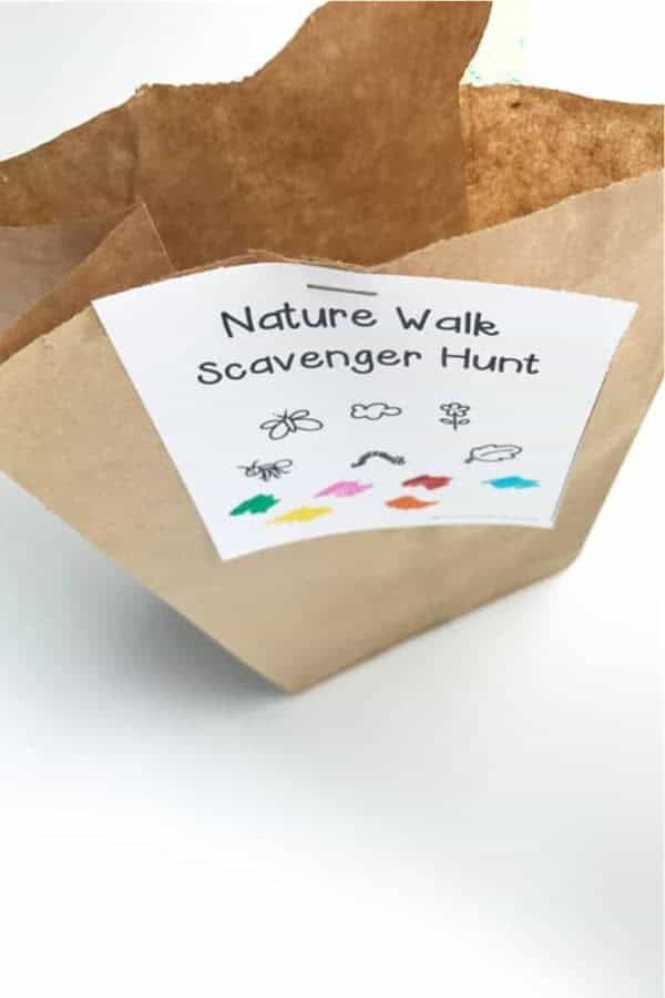 Nature Walk Scavenger Hunt