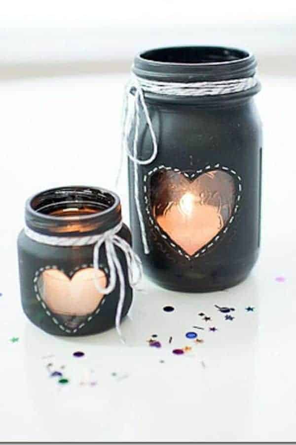 CHALKBOARD PAINT VOTIVES