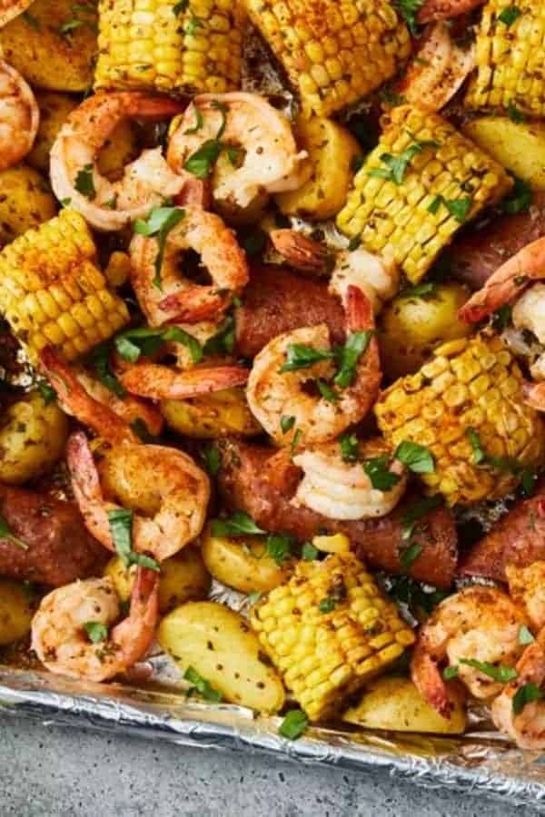 SHEET PAN SHRIMP BOIL