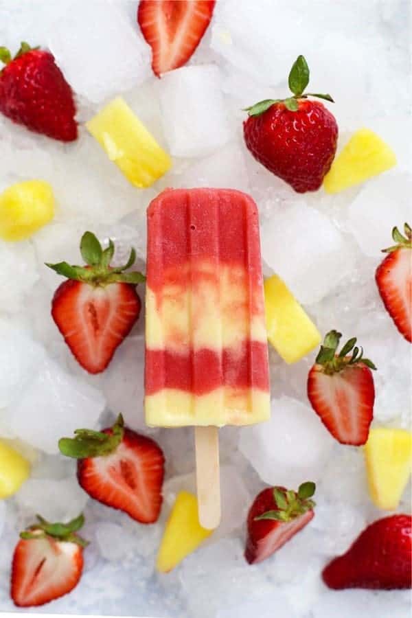 Lava Flow Popsicles