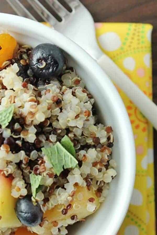 HONEY LIME QUINOA FRUIT SALAD