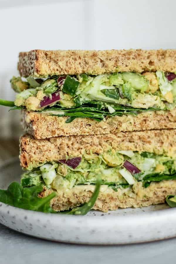 GREEN GODDESS SALAD SANDWICH