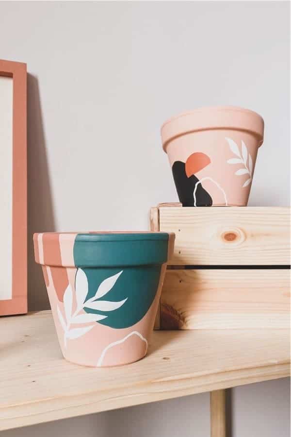 Boho Terracotta Flower Pots