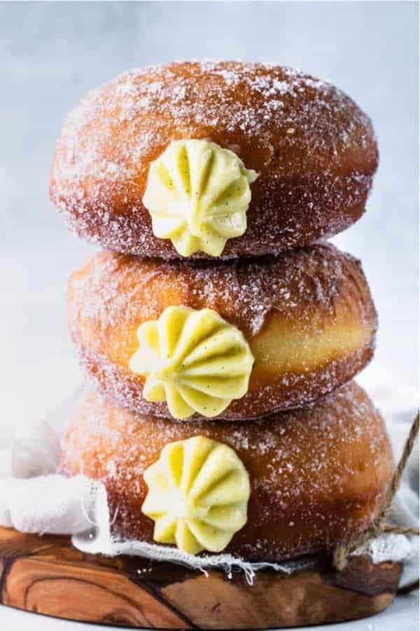 Bavarian Cream Donuts