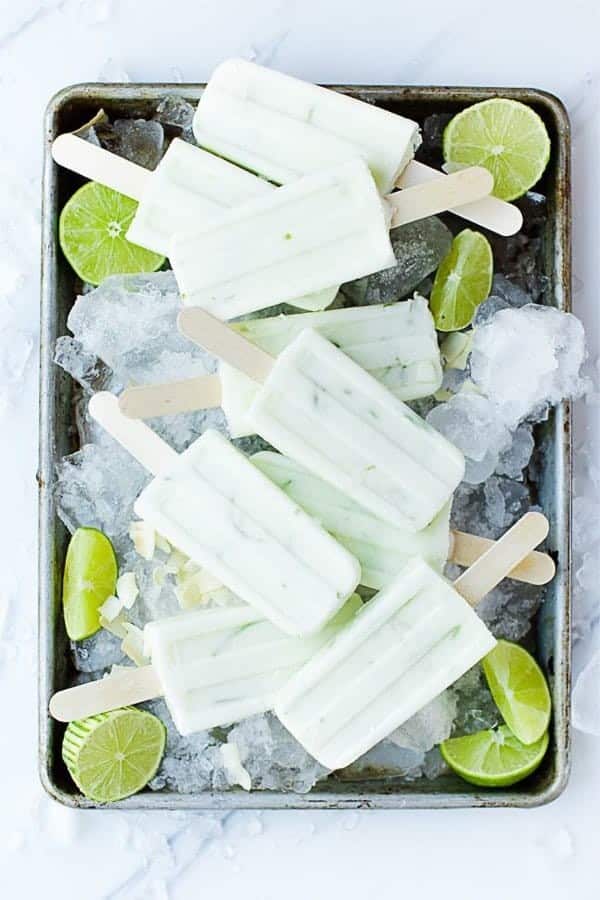 Coconut Lime Frozen Pops