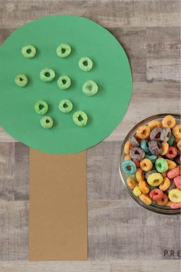 Color Sorting Preschool Apple Activity