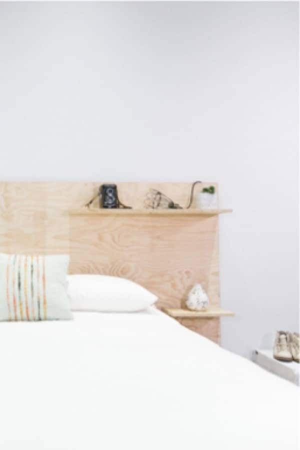 Minimalist Plywood Headboard Project