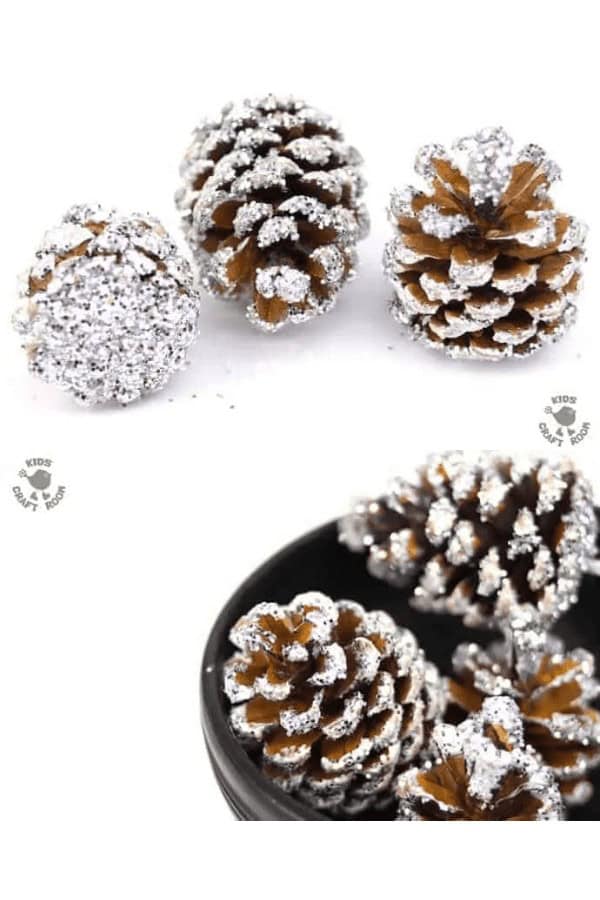 Frosty Pinecones